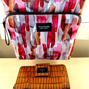 NWT Tahari crossbody with Added Tahari wallet